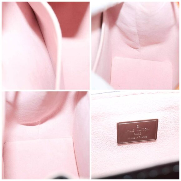 LOUIS VUITTON Monogram Vernis Hot spring Hand Bag Amarante - Picture 15 of 15